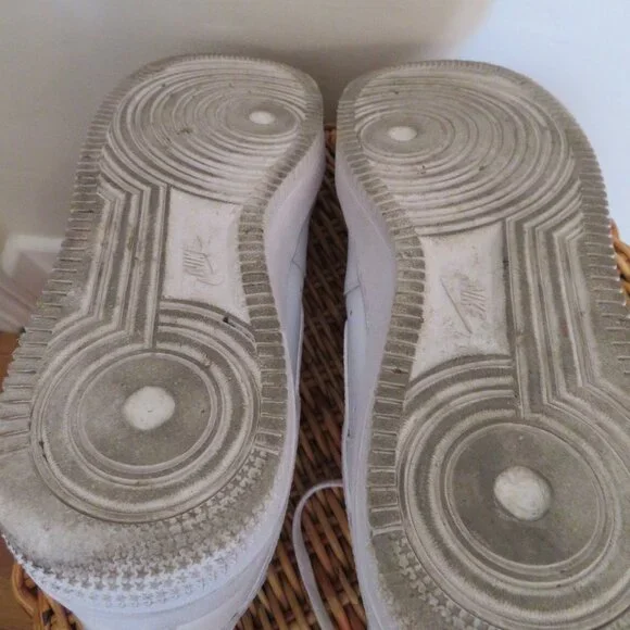 Nike | Size 12 | Mens Triple White Air Force 1 AF1 2020 Sneakers Shoes - Picture 8 of 8